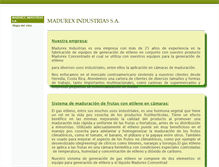 Tablet Screenshot of madurex.net